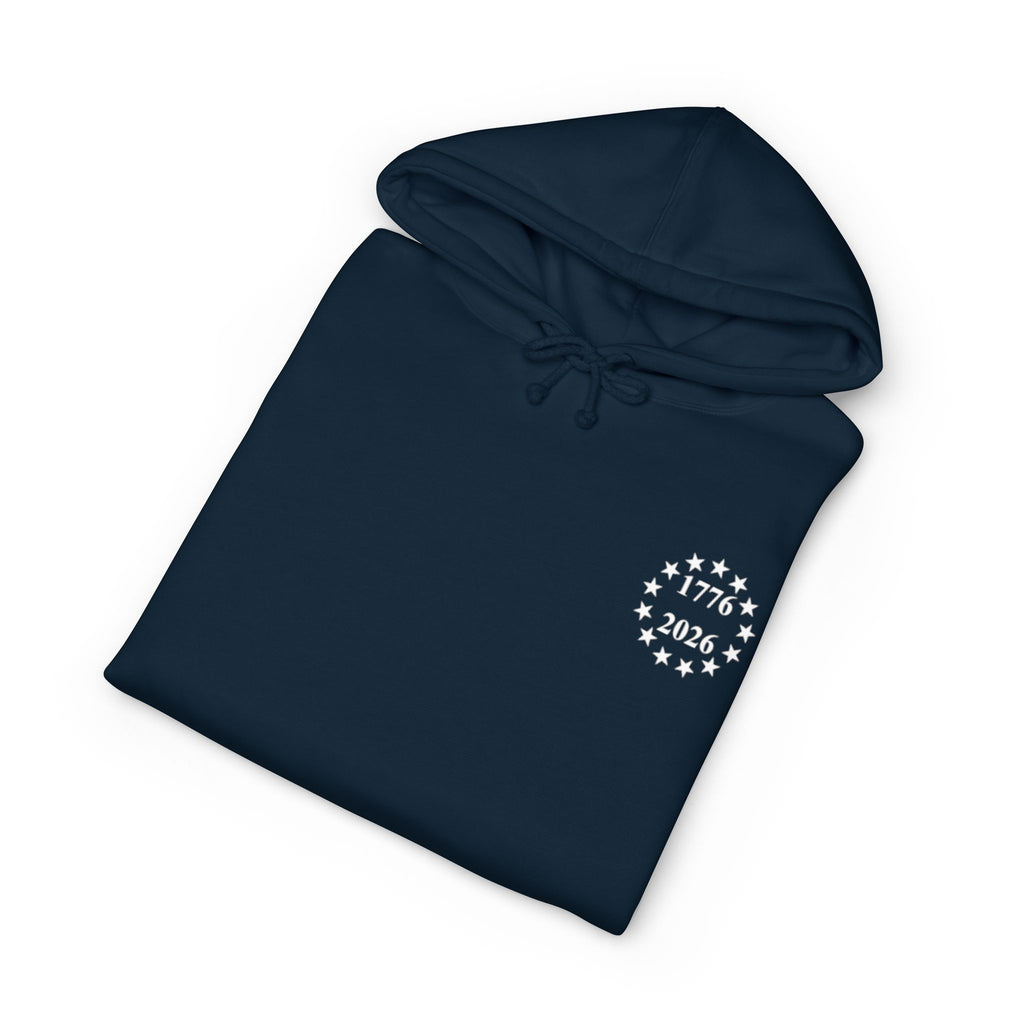 250 Years of Greatness Hoodie — 1776–2026 American Eagle Patriotic Sweatshirt