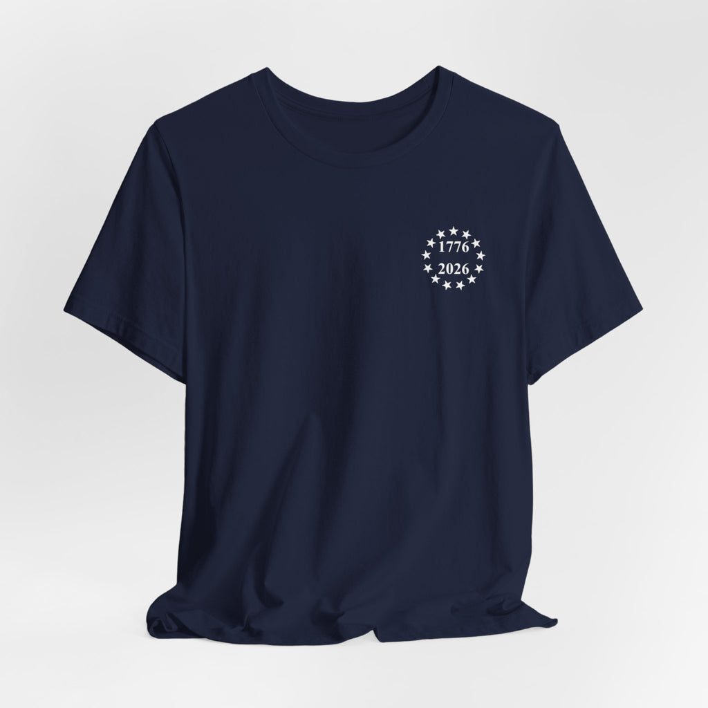 250 Years Semiquincentennial T-Shirt — 'We The People' Bald Eagle American Flag Tee