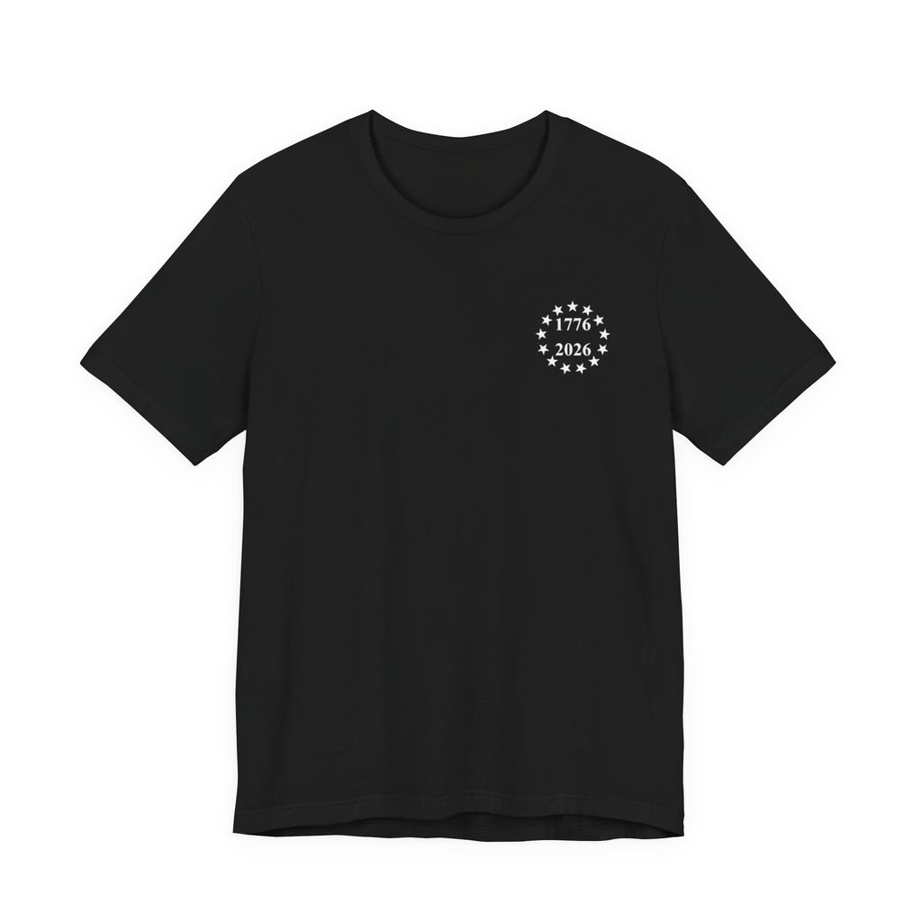 250 Years Semiquincentennial T-Shirt — 'We The People' Bald Eagle American Flag Tee