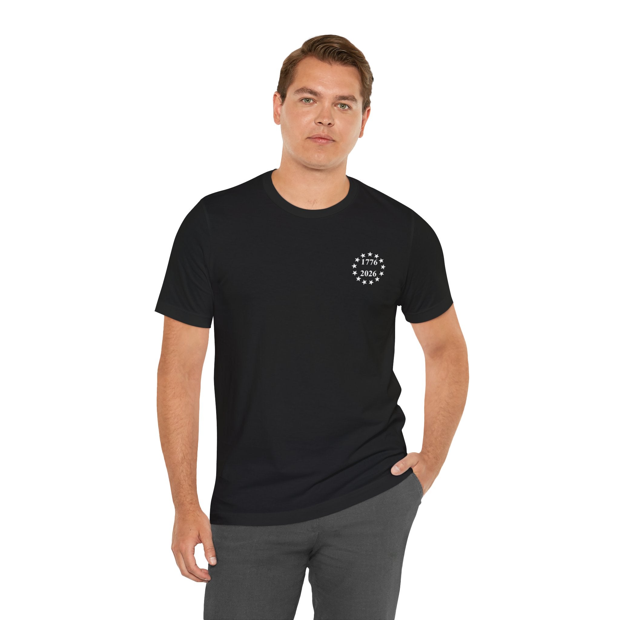 250 Years Semiquincentennial T-Shirt — 'We The People' Bald Eagle American Flag Tee