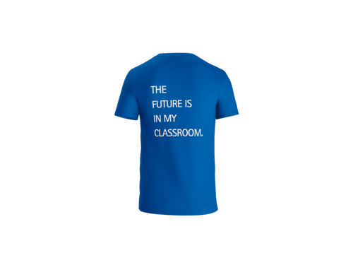"The future is in my classroom" Short Sleeve Shirt